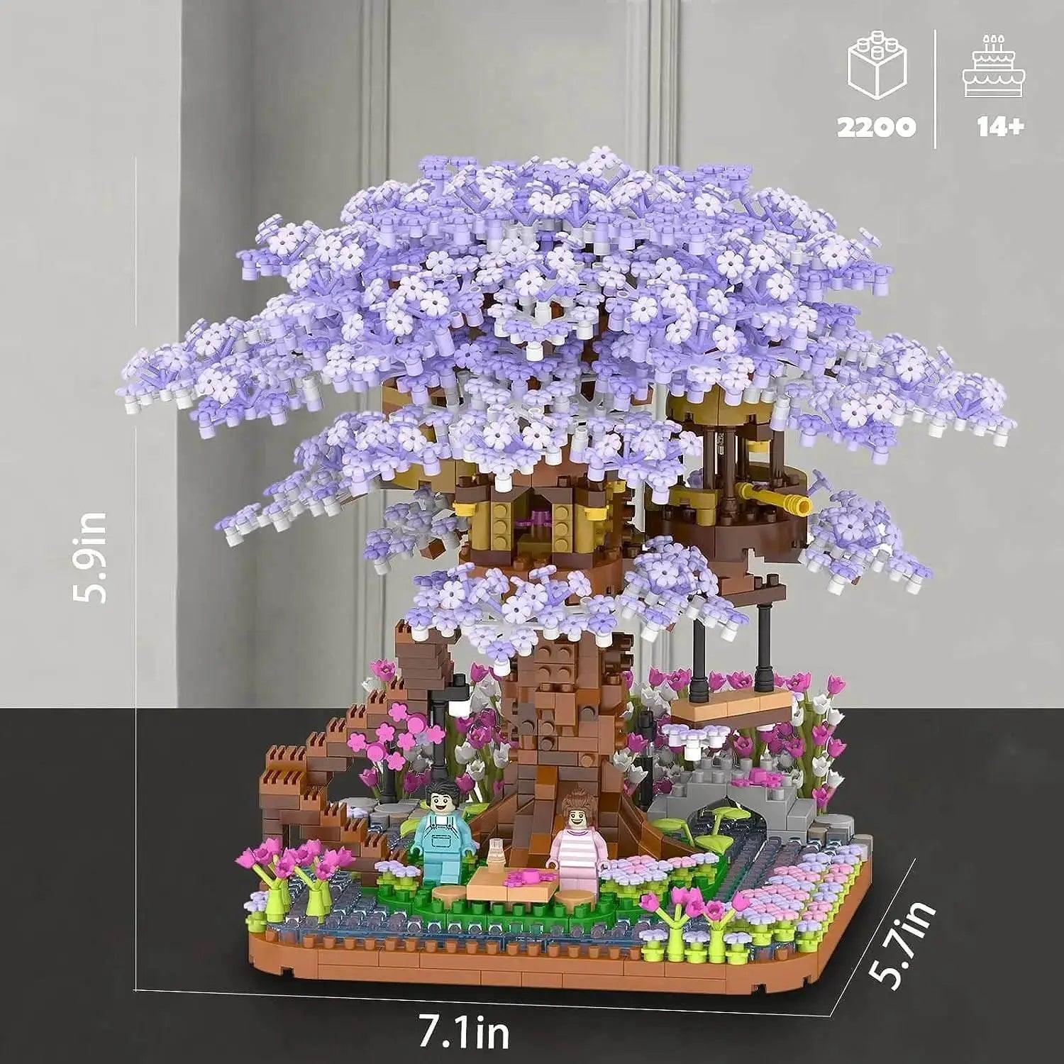  Premium Bonsai Architecture Set Pink Sakura Toyland EU -  ToylandEU™