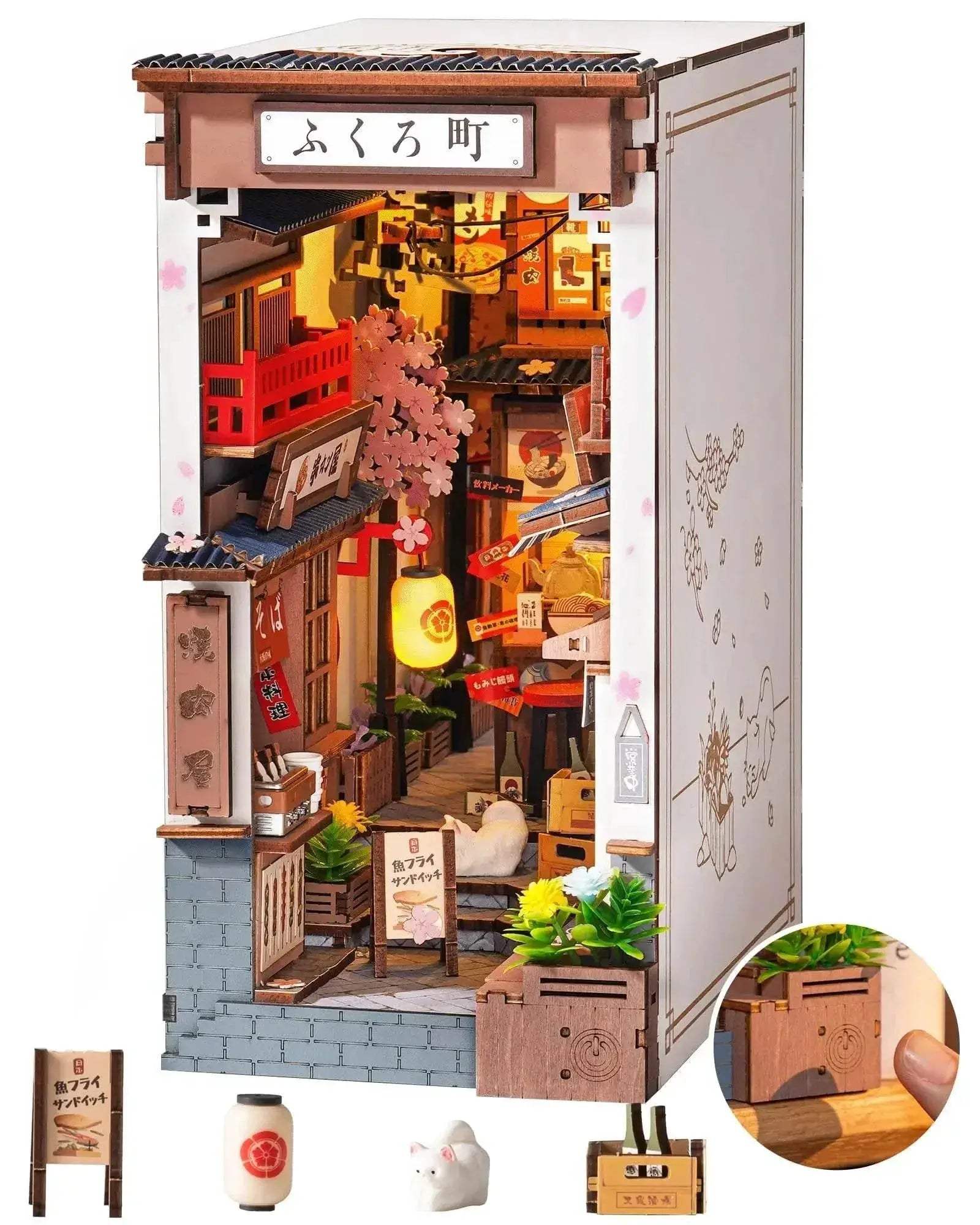  Premium Book Nook Kit 3D Puzzle Ukiyo Theme Toyland EU -  ToylandEU™