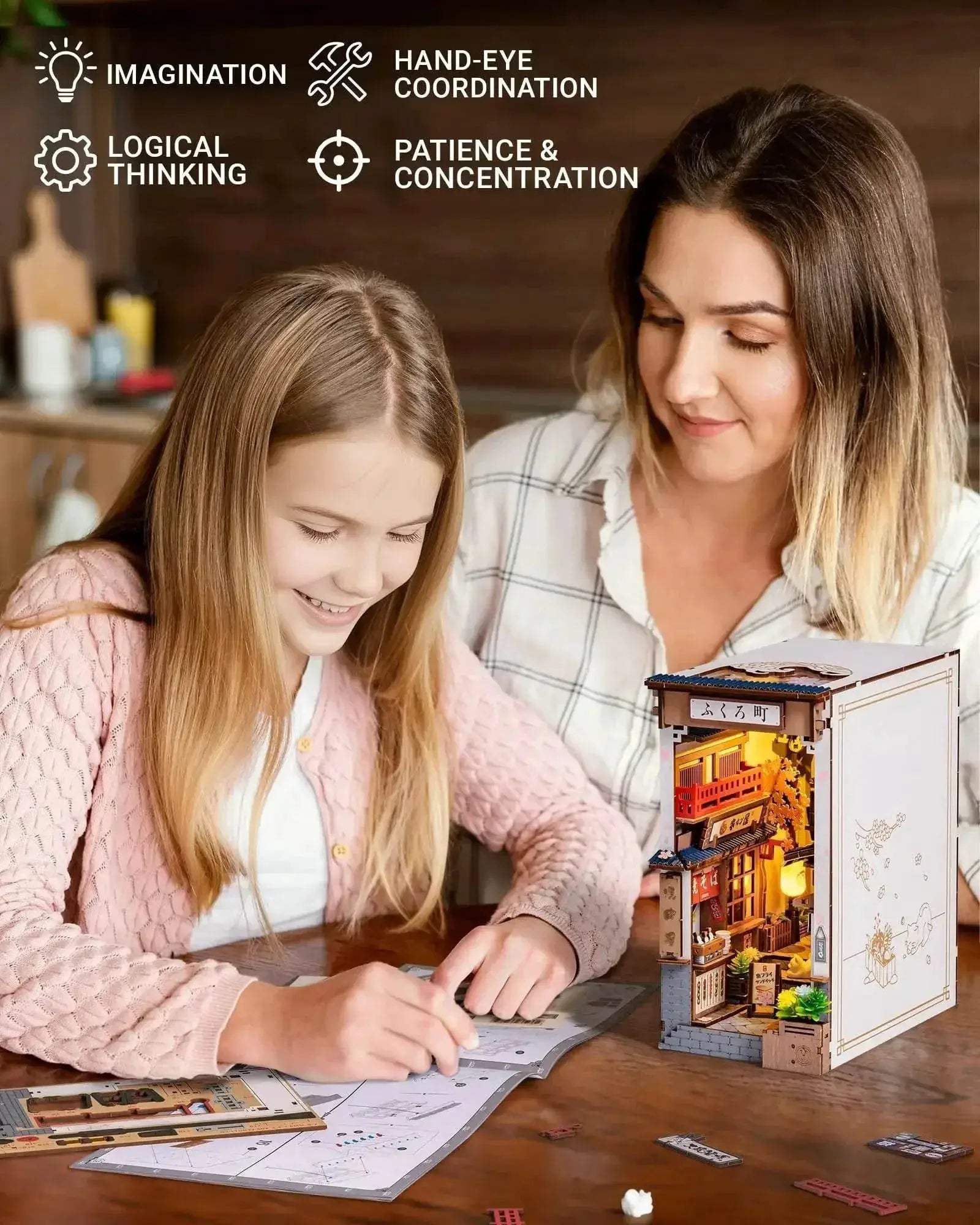  Premium Book Nook Kit 3D Puzzle Ukiyo Theme Toyland EU -  ToylandEU™