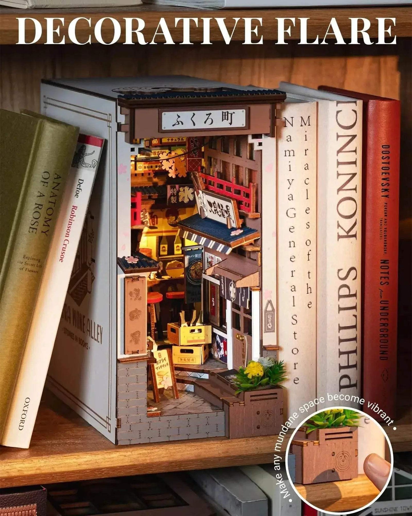  Premium Book Nook Kit 3D Puzzle Ukiyo Theme Toyland EU -  ToylandEU™