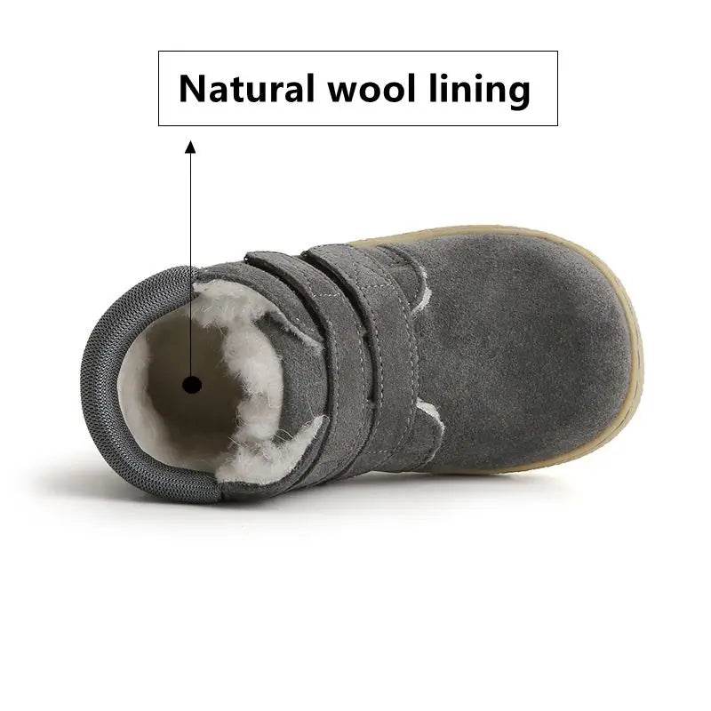 Premium Boots Genuine Leather Winter Snow Unisex Toddlers - ToylandEU