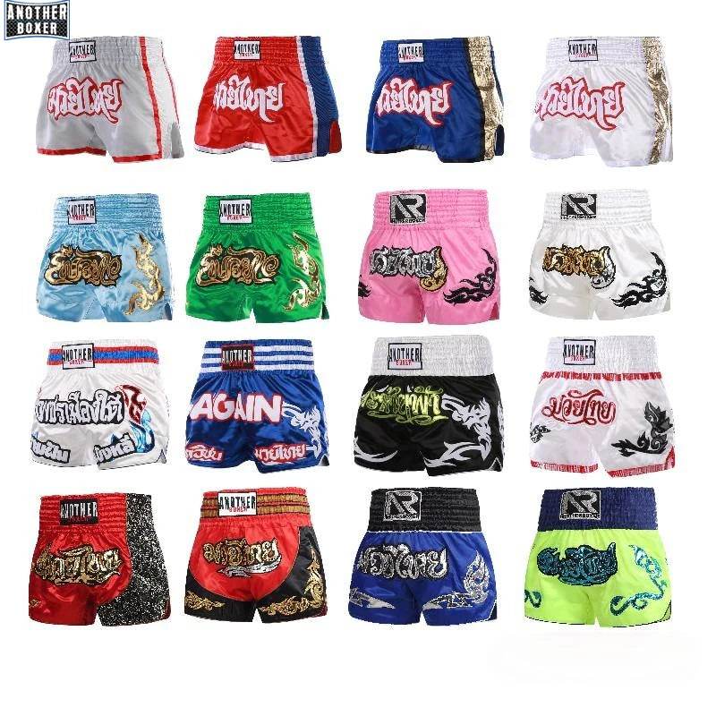 Premium Boxing Fight Shorts Patchwork Color Slim Cut Unisex - ToylandEU