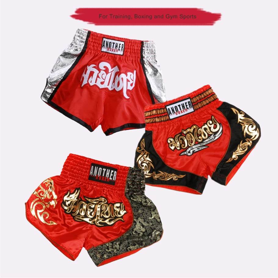 Premium Boxing Fight Shorts Patchwork Color Slim Cut Unisex - ToylandEU
