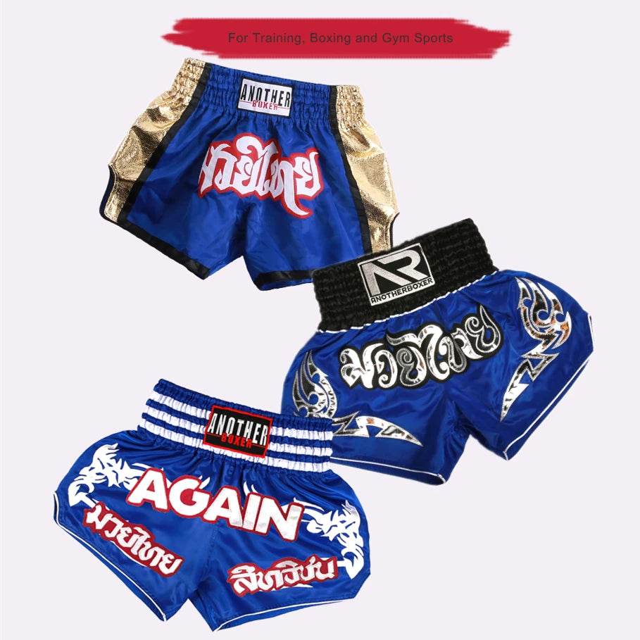 Premium Boxing Fight Shorts Patchwork Color Slim Cut Unisex - ToylandEU