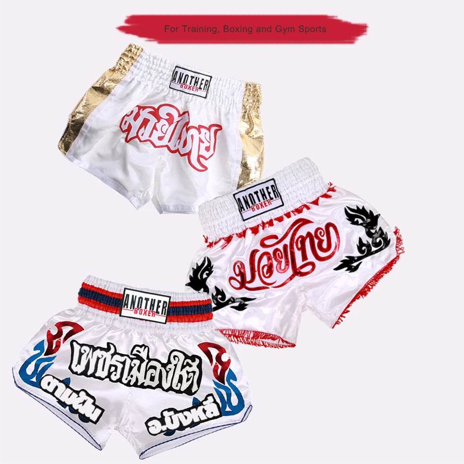 Premium Boxing Fight Shorts Patchwork Color Slim Cut Unisex - ToylandEU