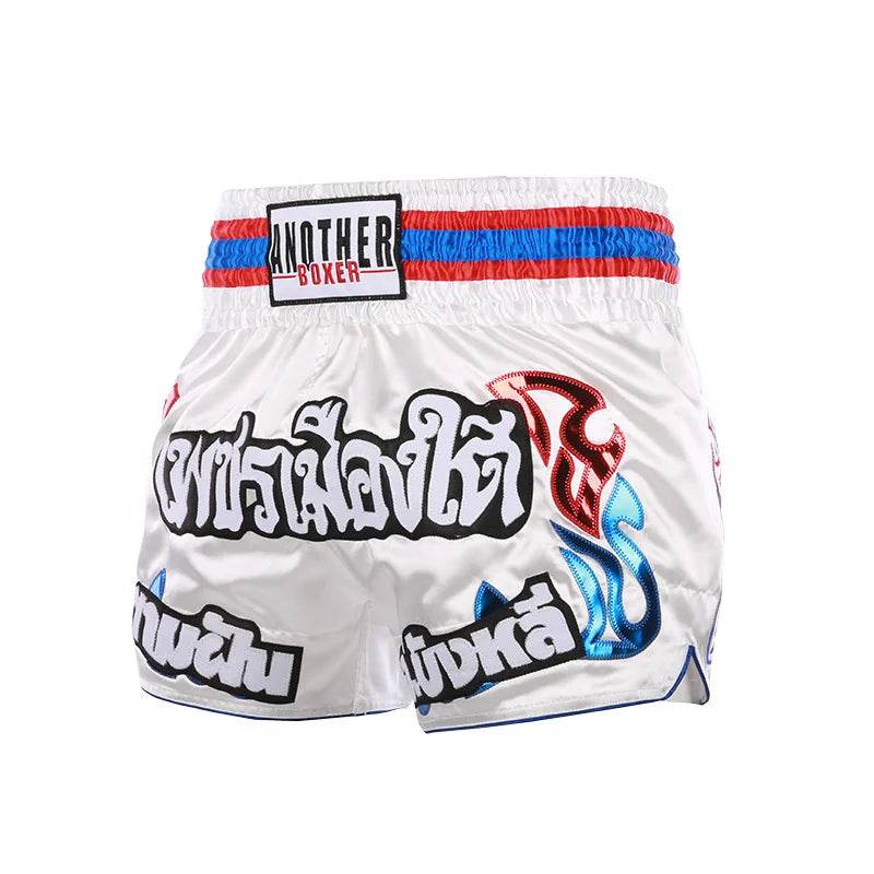 Premium Boxing Fight Shorts Patchwork Color Slim Cut Unisex - ToylandEU