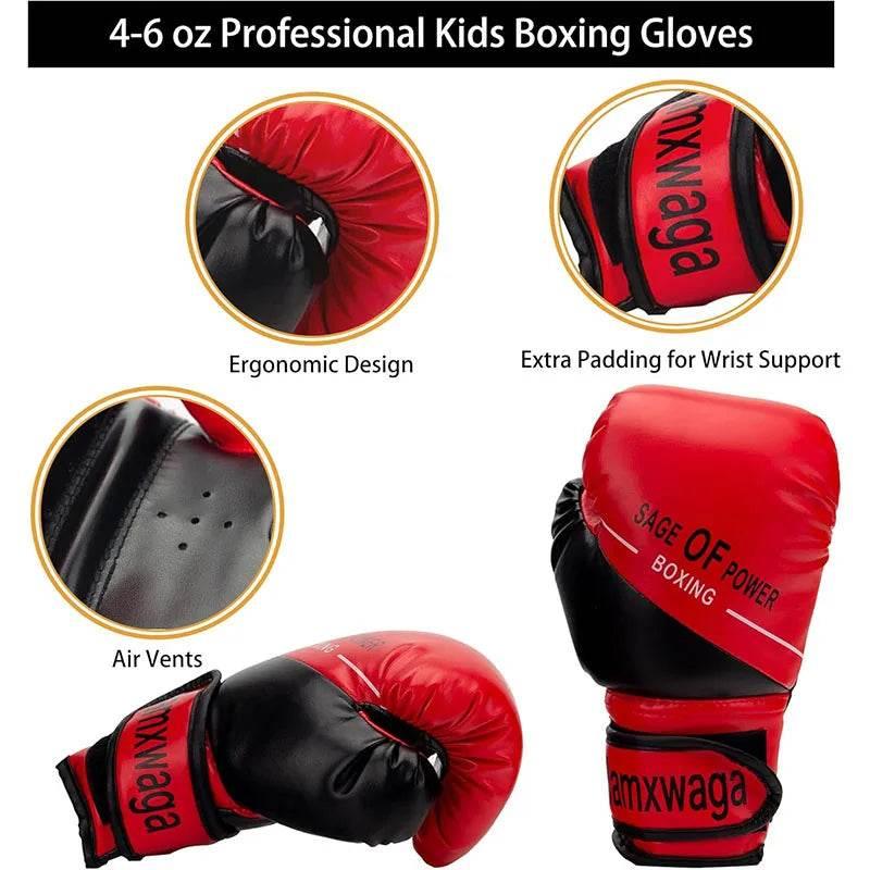 Premium Boxing Gloves And Mitts Set 3 In 1 For Kids - ToylandEU