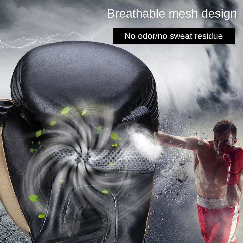 Premium Boxing Gloves Breathable PU Leather For All Ages - ToylandEU