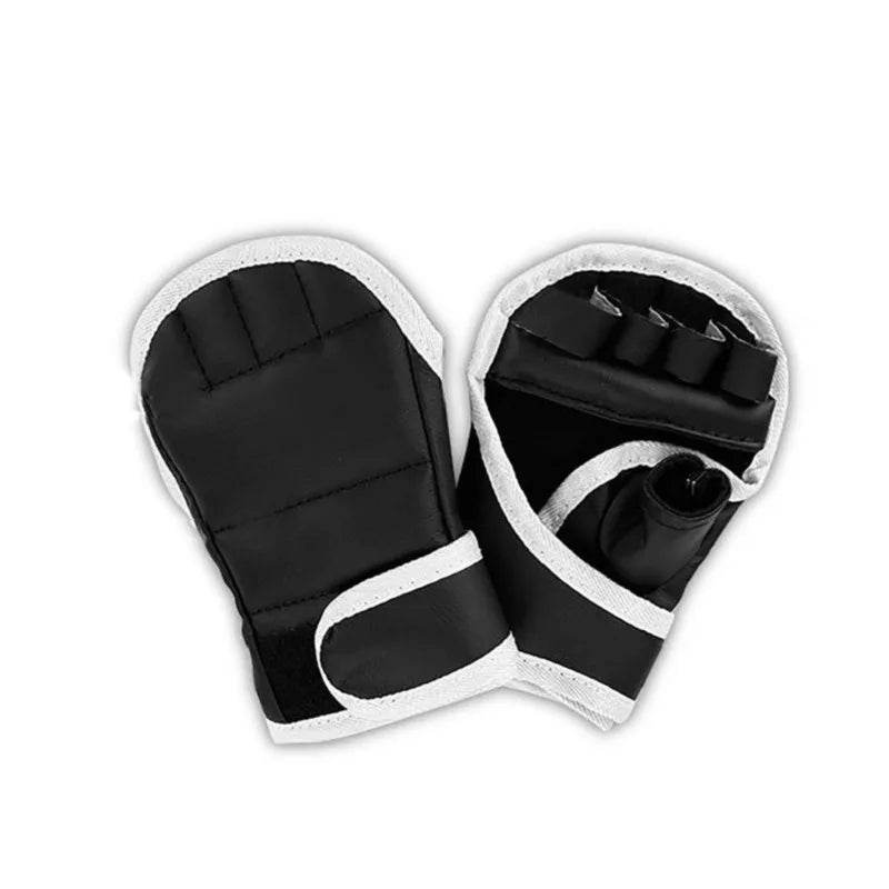 Premium Boxing Gloves Half Finger PU Leather For Training - ToylandEU