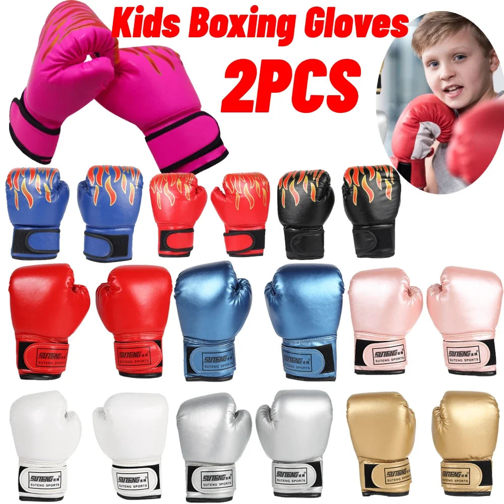 Premium Boxing Gloves PU Leather 2 Pack For Kids Training - ToylandEU