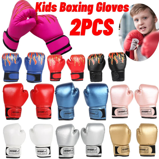Premium Boxing Gloves PU Leather 2 Pack For Kids Training - ToylandEU