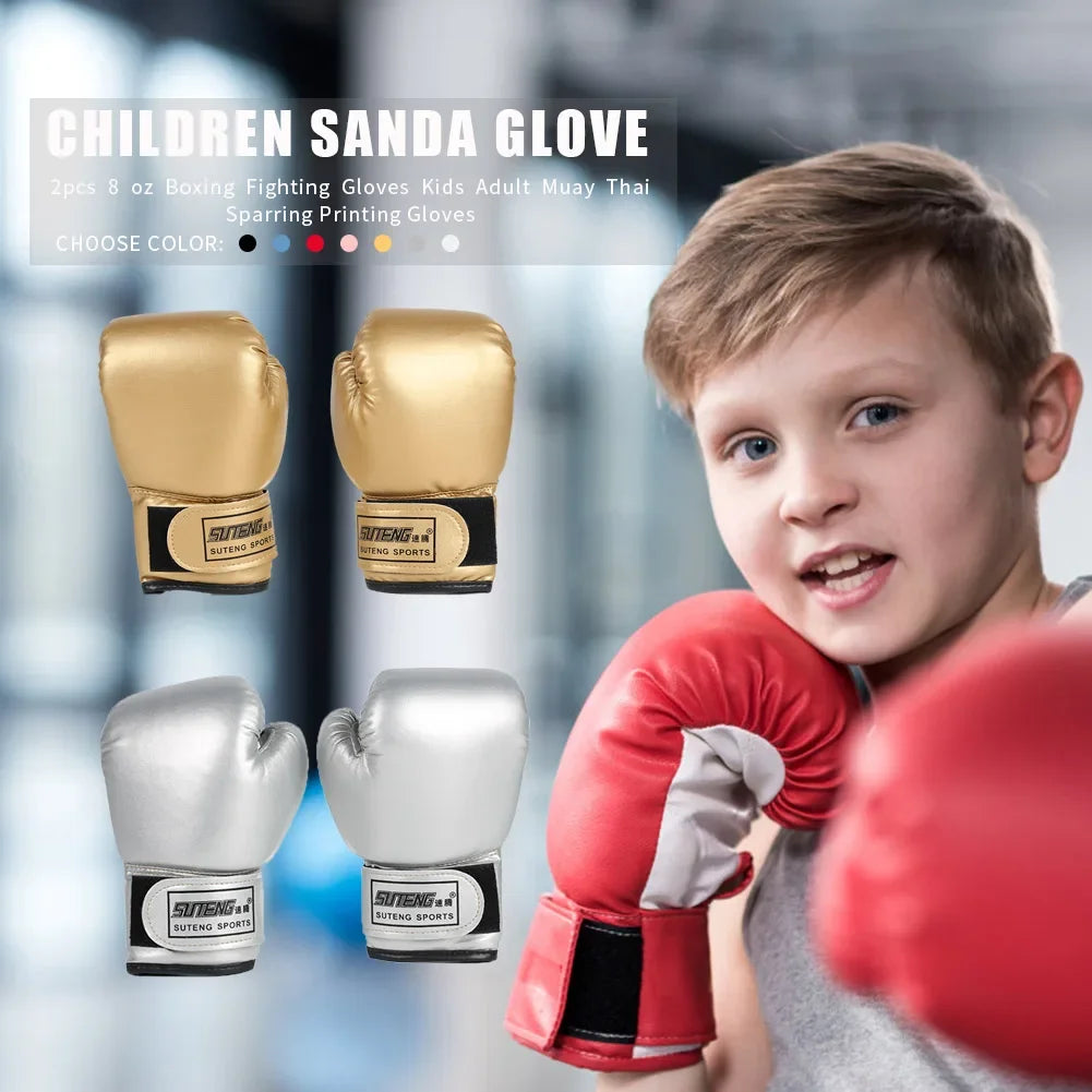 Premium Boxing Gloves PU Leather 2 Pack For Kids Training - ToylandEU