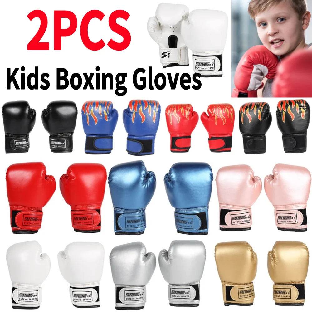 Premium Boxing Gloves PU Leather Breathable For Kids - ToylandEU