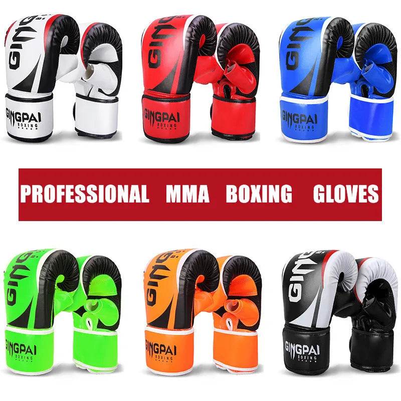 Premium Boxing Gloves PU Leather For Men Women Kids - ToylandEU