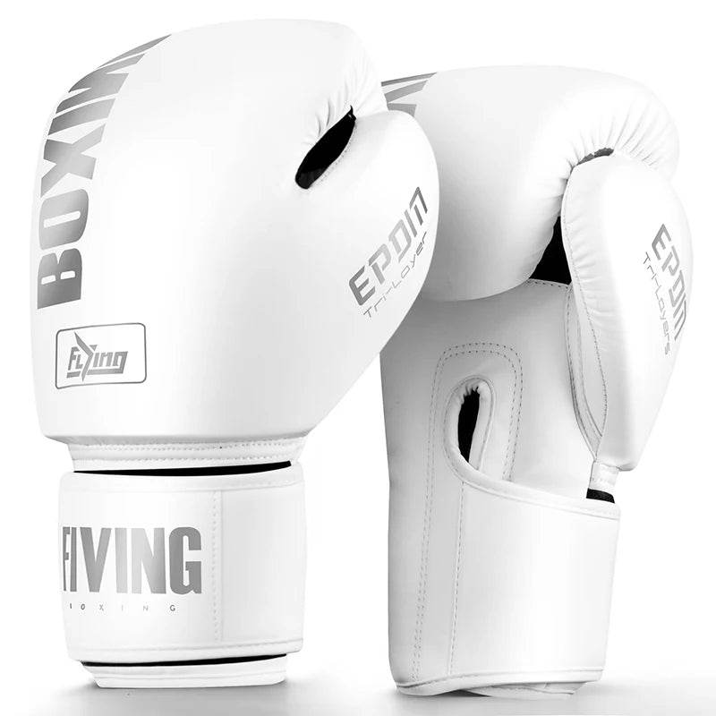 Premium Boxing Gloves PU Leather Muay Thai Unisex Training - ToylandEU