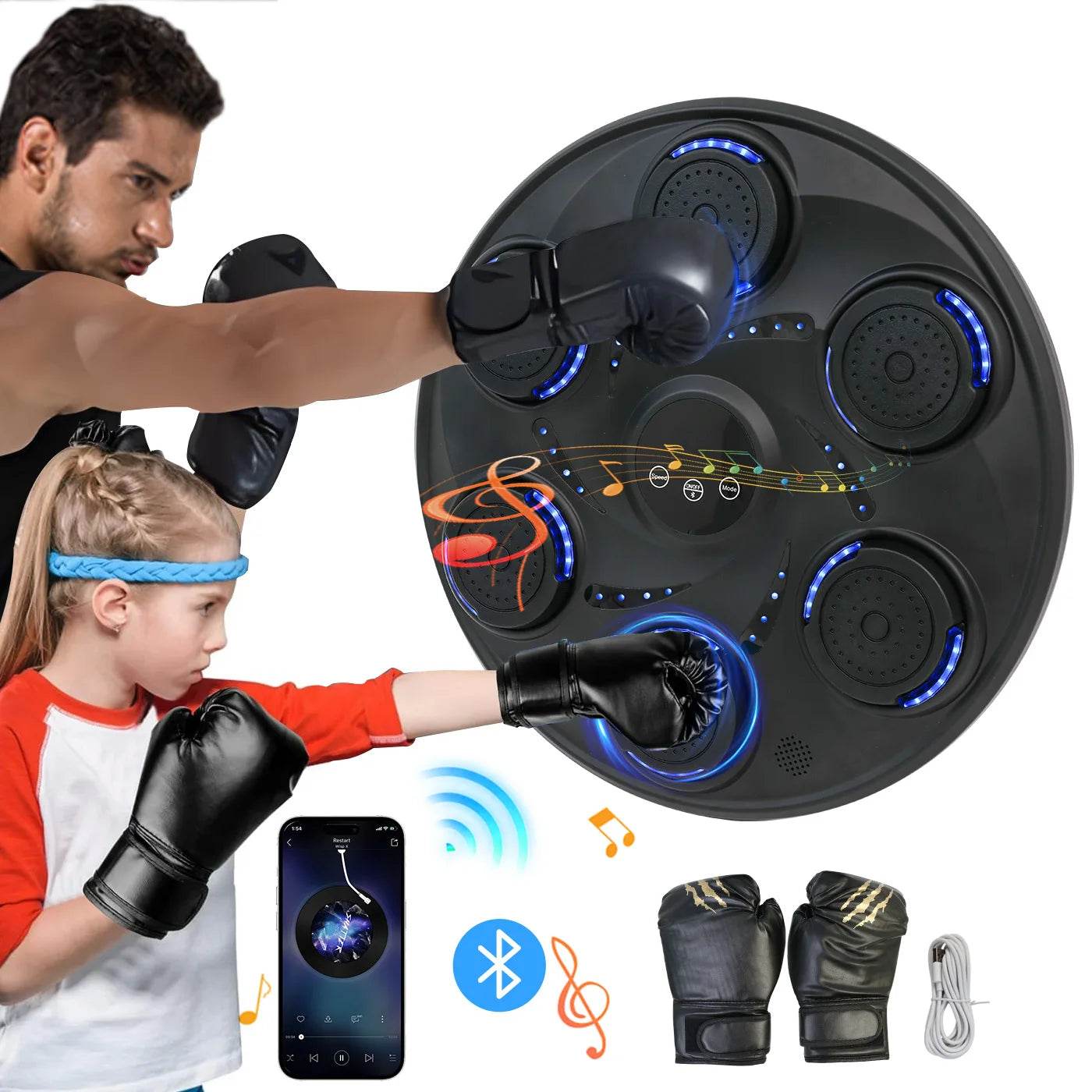 Premium Boxing Machine Bluetooth Music Home Workout - ToylandEU