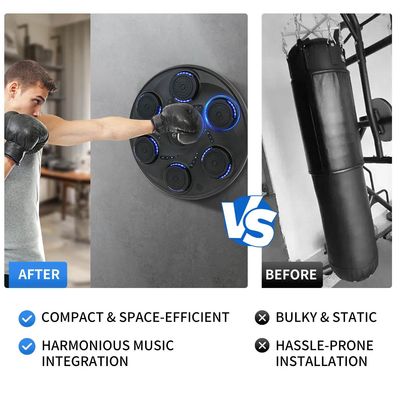 Premium Boxing Machine Bluetooth Music Home Workout - ToylandEU