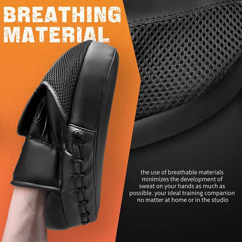 Premium Boxing Pads Curved Leather Mitts For All Ages - ToylandEU