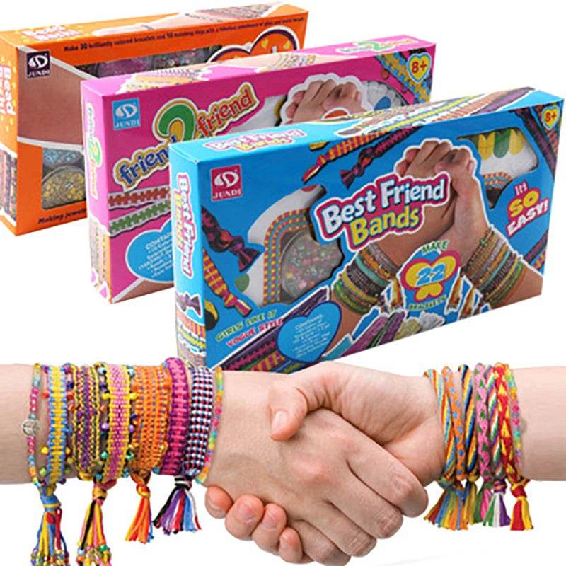 Premium Bracelet Making Kit for Kids Rainbow Beads - ToylandEU