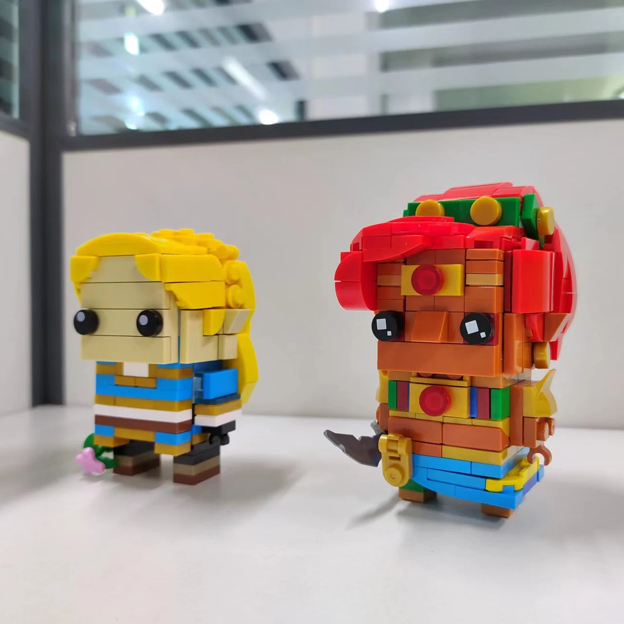 Premium BrickHeadz Figures Set Zelda Edition With Urbosa Mipha Bird Man For Children - ToylandEU