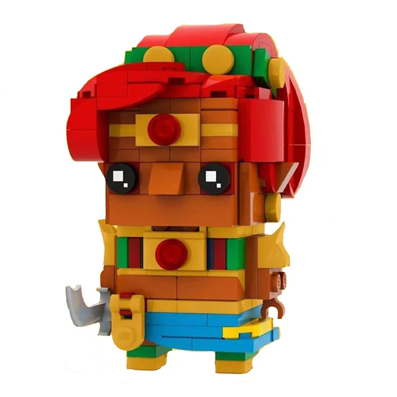 Premium BrickHeadz Figures Set Zelda Edition With Urbosa Mipha Bird Man For Children - ToylandEU