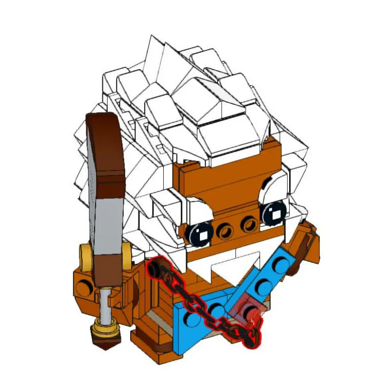 Premium BrickHeadz Figures Set Zelda Edition With Urbosa Mipha Bird Man For Children - ToylandEU