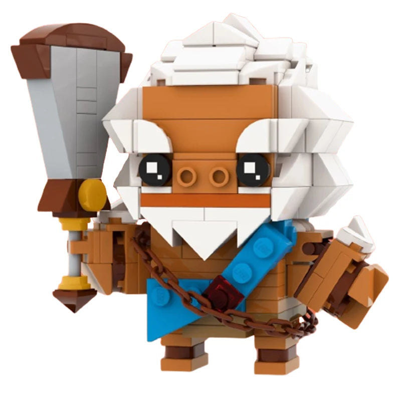 Premium BrickHeadz Figures Set Zelda Edition With Urbosa Mipha Bird Man For Children - ToylandEU