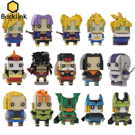 Premium BrickHeadz Sets Seven Dragons Pearl Z Super Warrior For Kids - ToylandEU