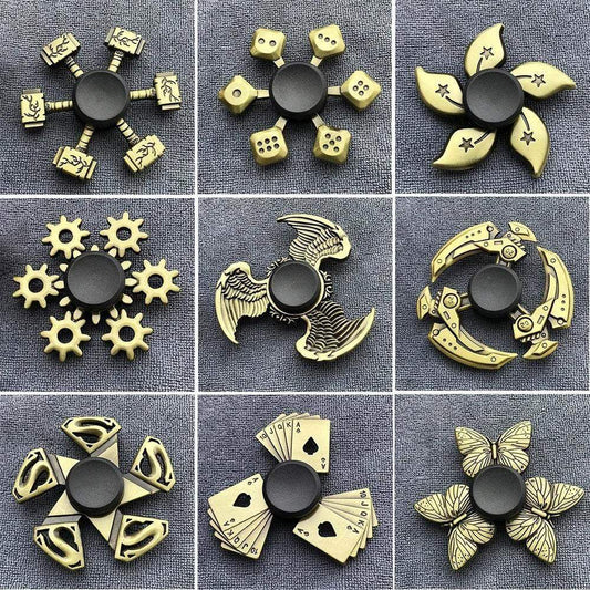  Premium Bronze Alloy Fidget Spinner for Stress Relief -  ToylandEU™