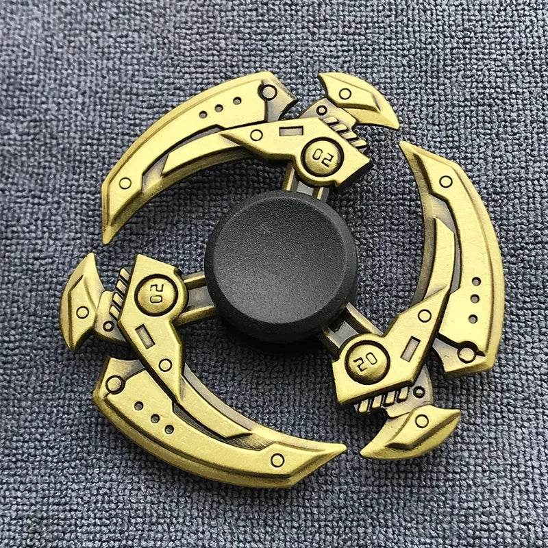 Premium Bronze Metal Alloy Fidget Spinner with Silent R188 Bearing for Stress Relief for Kids and Adults - ToylandEU
