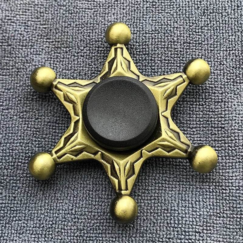 Premium Bronze Metal Alloy Fidget Spinner with Silent R188 Bearing for Stress Relief for Kids and Adults - ToylandEU