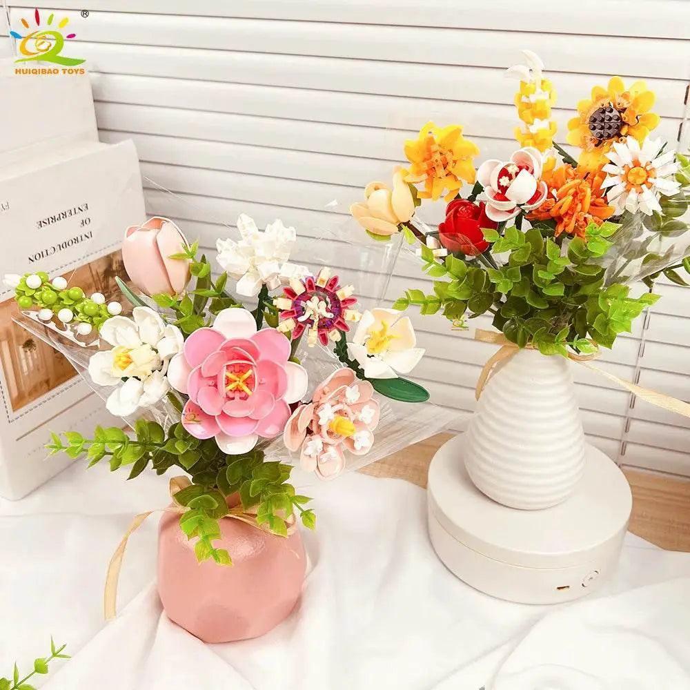  Premium Building Block Bouquet 18 Decor Kit Toyland EU -  ToylandEU™