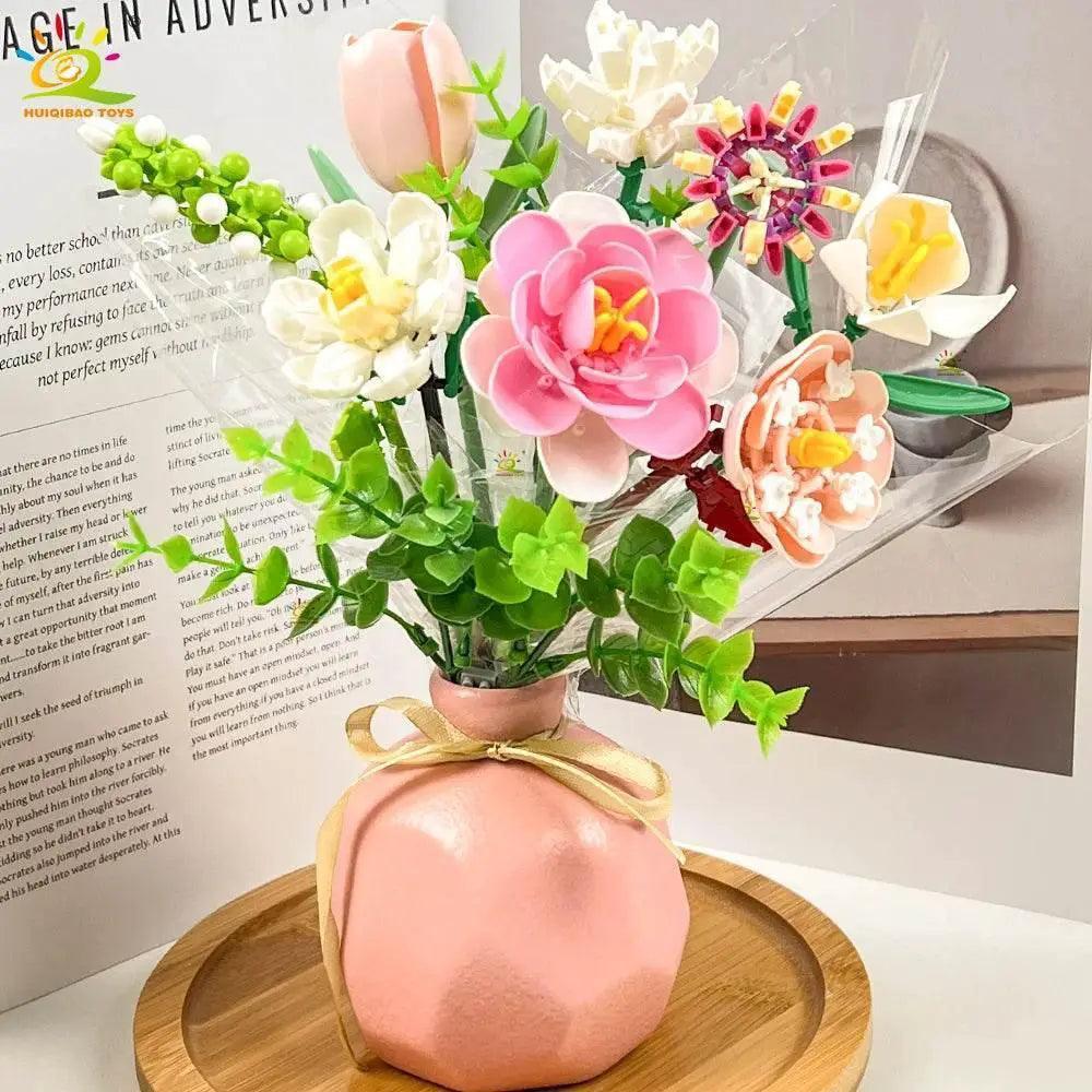  Premium Building Block Bouquet 18 Decor Kit Toyland EU -  ToylandEU™