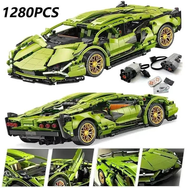  Premium Building Block Car 1280 Tech Set Toyland EU -  ToylandEU™