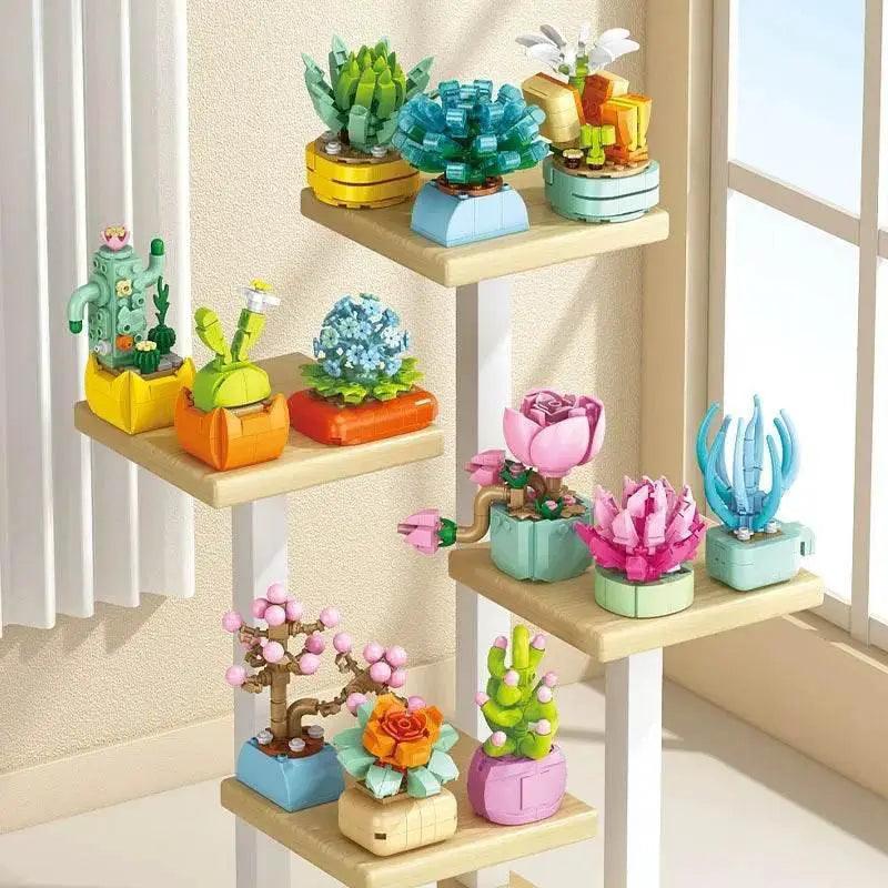  Premium Building Block Flower Desk Decor Toyland EU -  ToylandEU™
