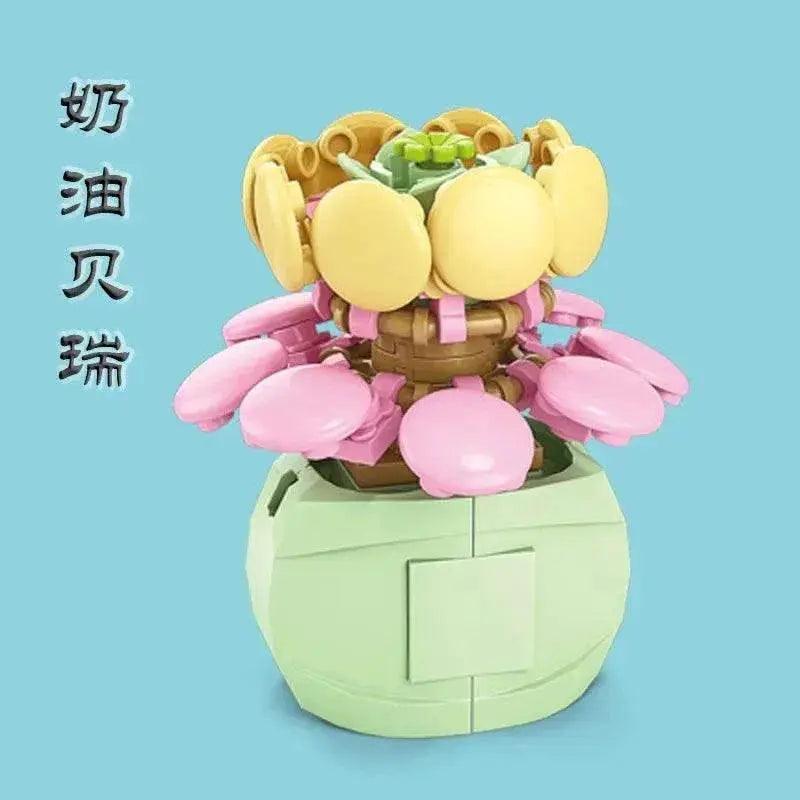  Premium Building Block Flower Desk Decor Toyland EU -  ToylandEU™