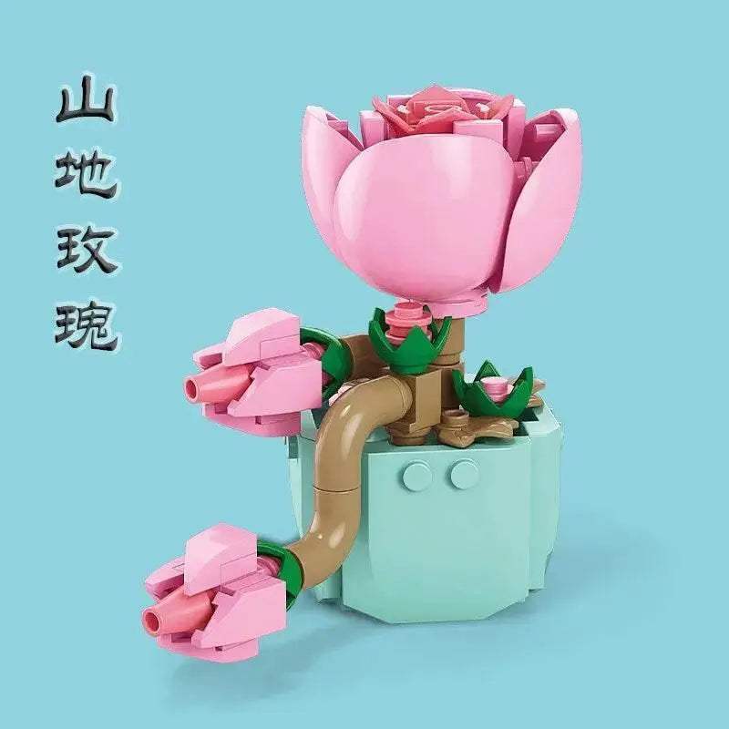  Premium Building Block Flower Desk Decor Toyland EU -  ToylandEU™