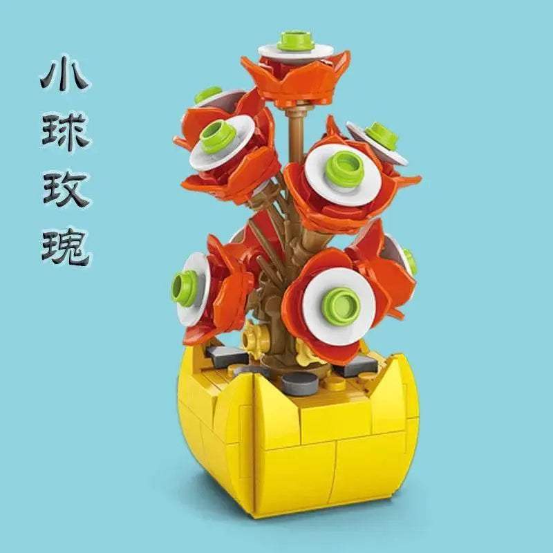  Premium Building Block Flower Desk Decor Toyland EU -  ToylandEU™