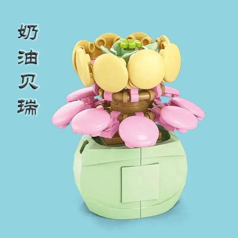  Premium Building Block Flower Desk Decor Toyland EU -  ToylandEU™