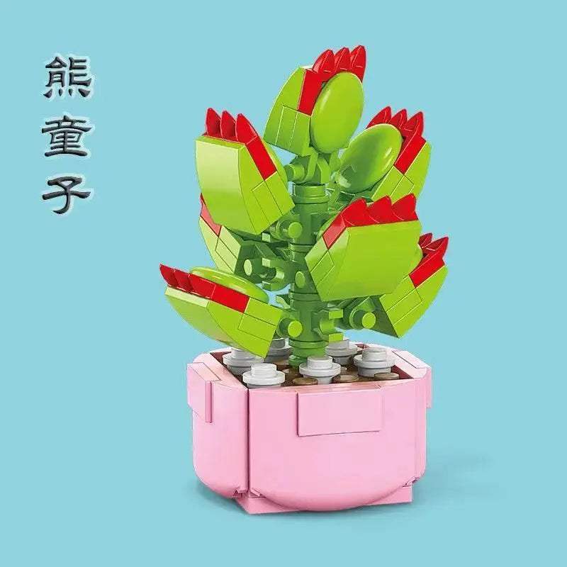  Premium Building Block Flower Desk Decor Toyland EU -  ToylandEU™