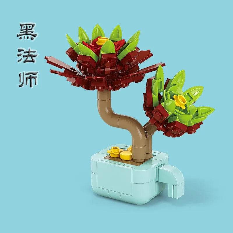 Premium Building Block Flower Succulent Model Desk Decor - ToylandEU