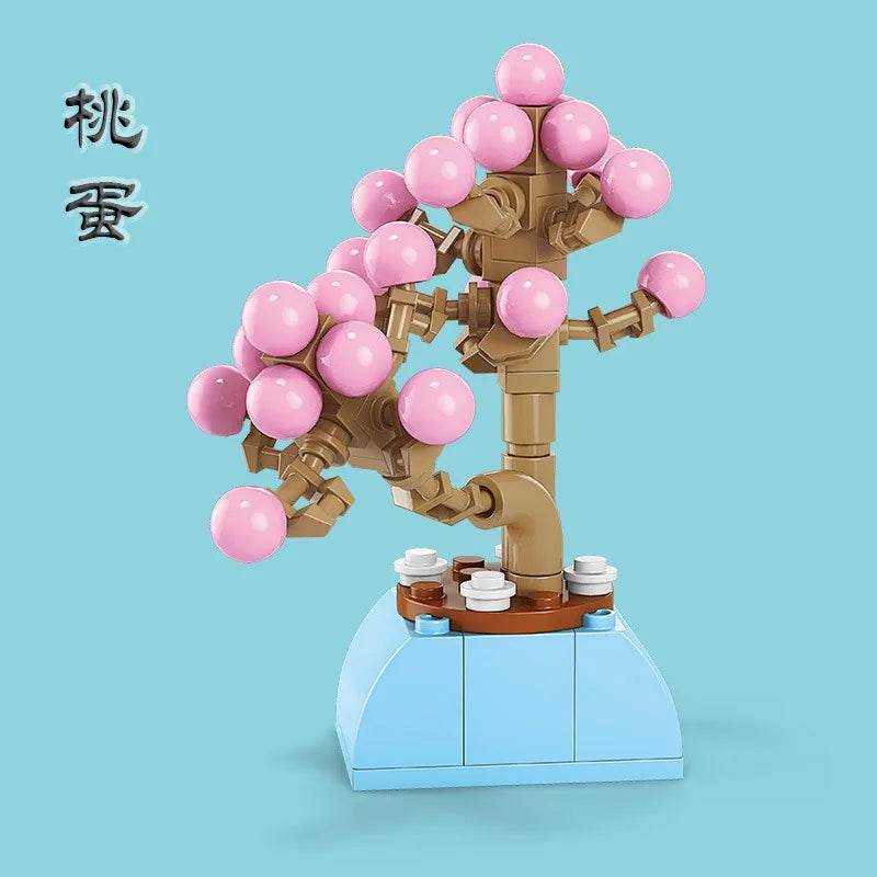 Premium Building Block Flower Succulent Model Desk Decor - ToylandEU