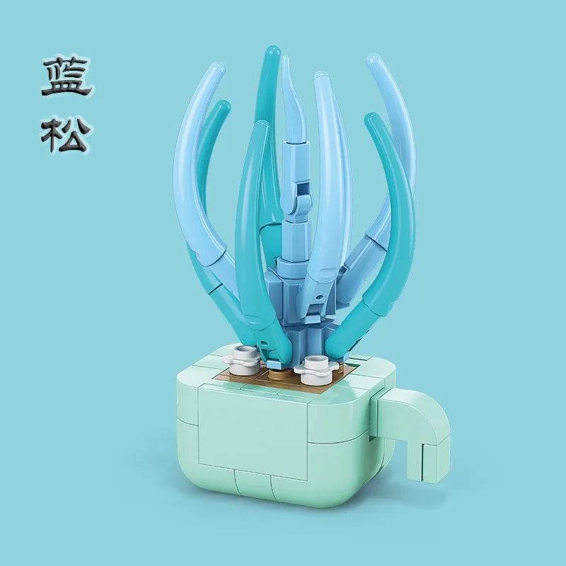 Premium Building Block Flower Succulent Model Desk Decor - ToylandEU