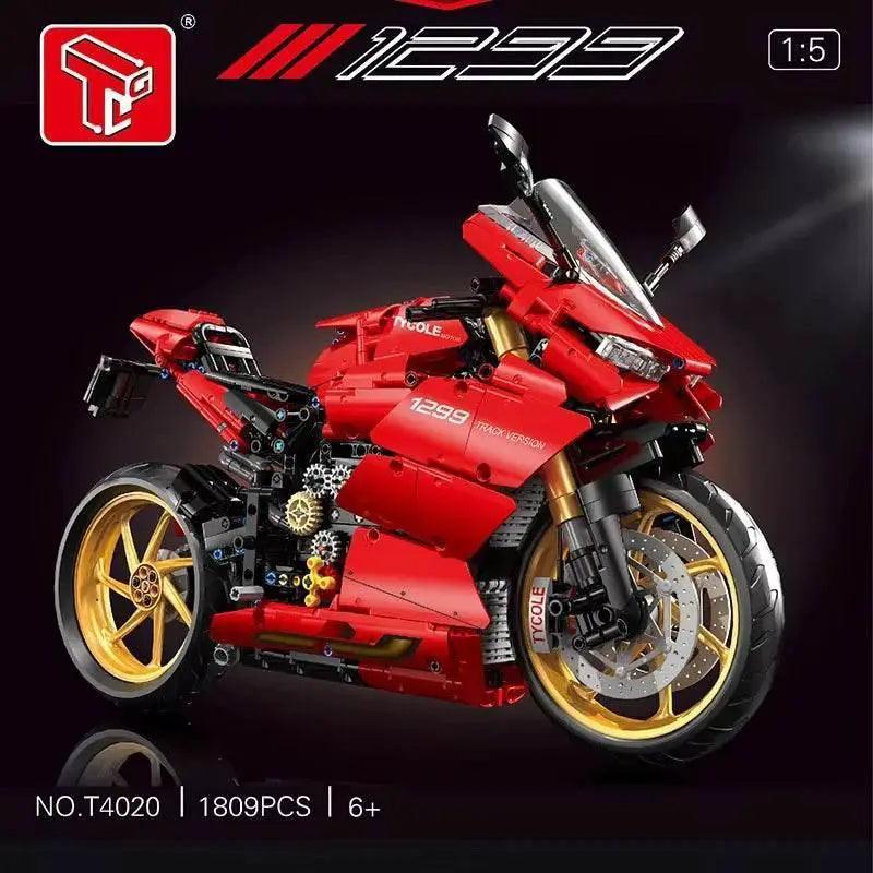  Premium Building Block RC Motorcycle 2in1 Toyland EU -  ToylandEU™