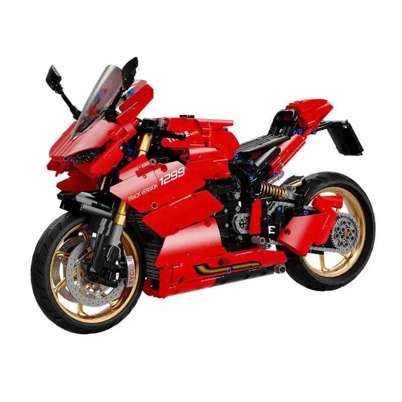  Premium Building Block RC Motorcycle 2in1 Toyland EU -  ToylandEU™