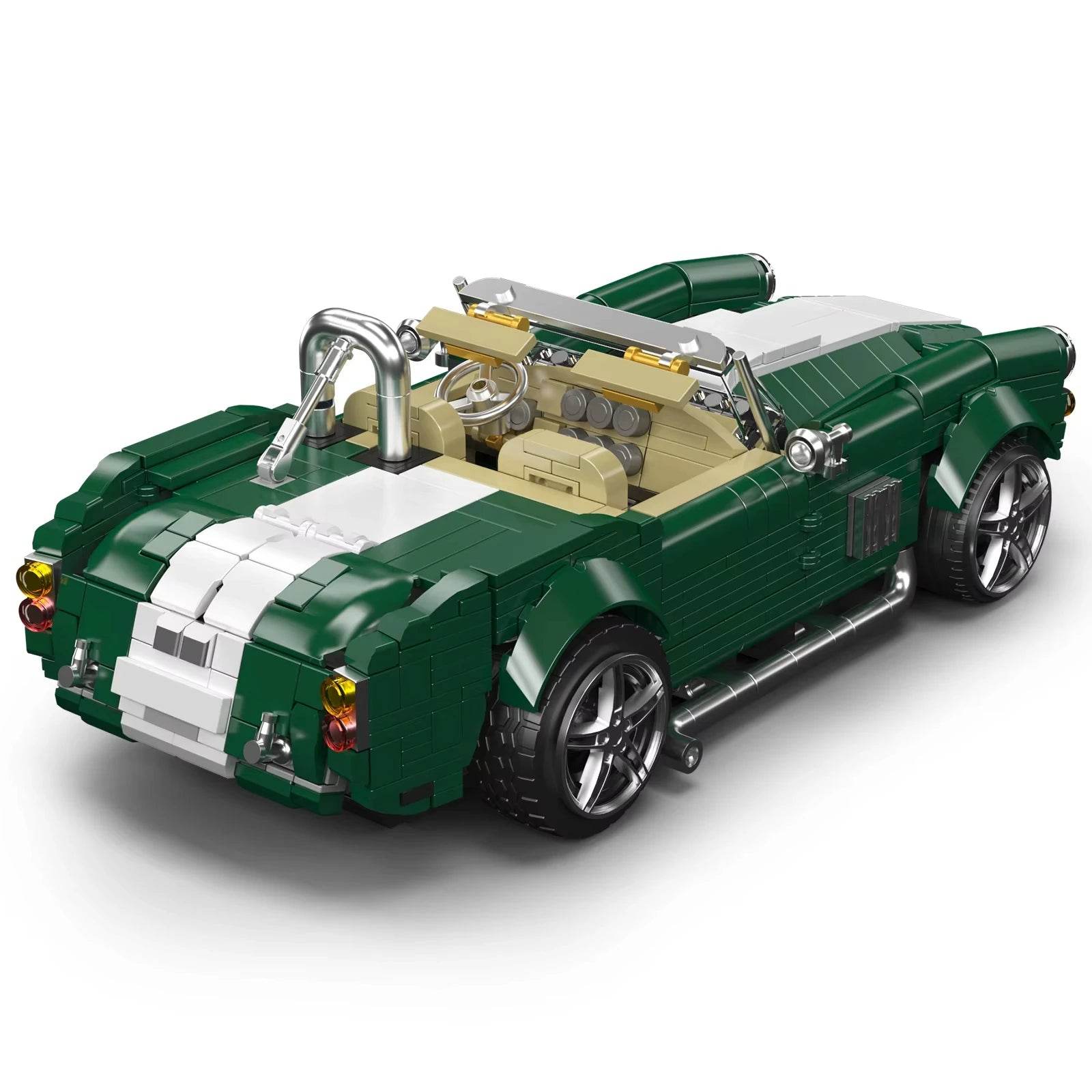 Premium Building Block Set AC Cobra Roadster For Adults - ToylandEU