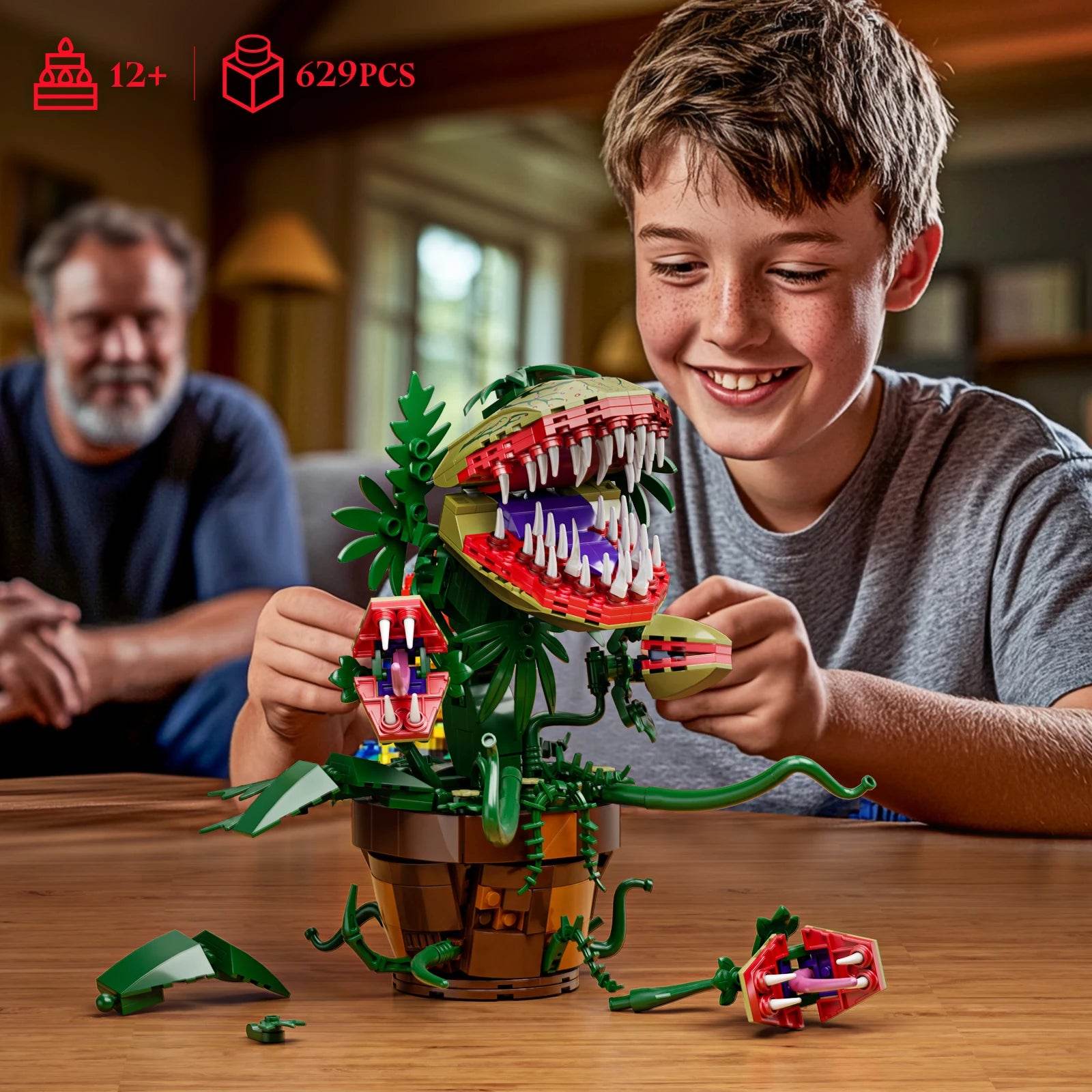 Premium Building Block Set Audrey II Piranha Plant For Fans - ToylandEU