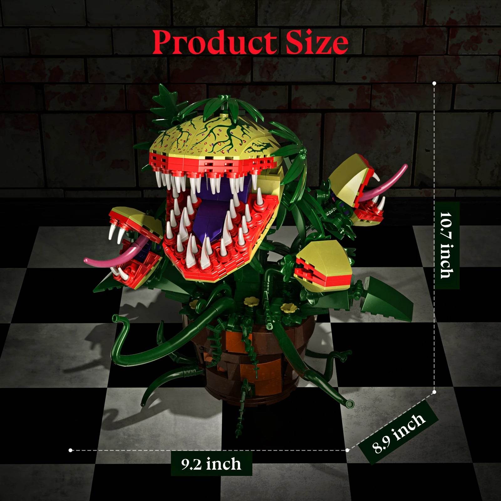 Premium Building Block Set Audrey II Piranha Plant For Fans - ToylandEU