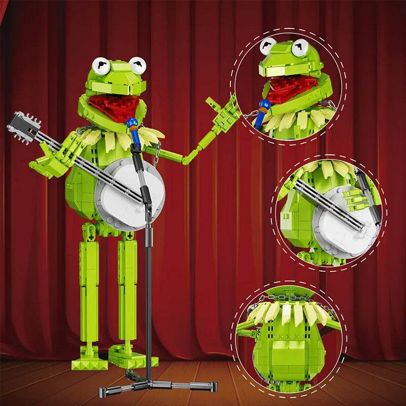 Premium Building Block Set Big Frog Singing For Kids - ToylandEU