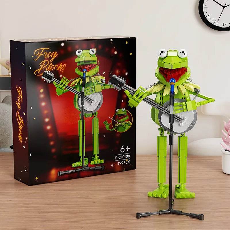 Premium Building Block Set Big Frog Singing For Kids - ToylandEU
